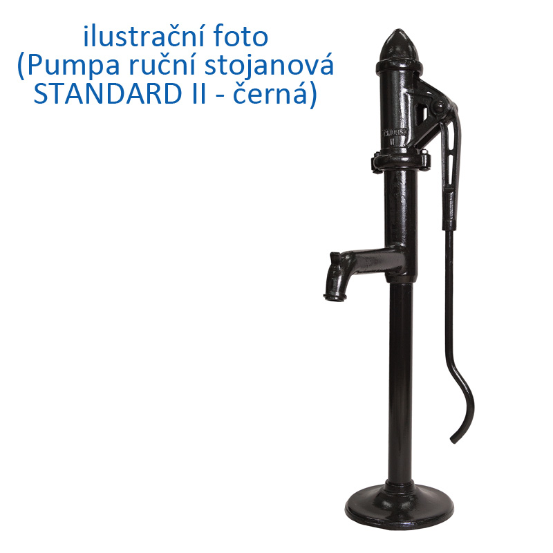 Pumpa ruční stojanová STANDARD II černá